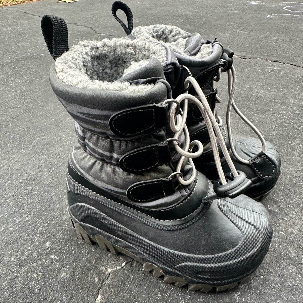Sherpa Lined Winter Snow Boots, Toddler size 7/8